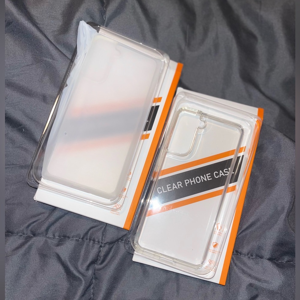 Nwt in box- Samsung Galaxy S21 clear cases